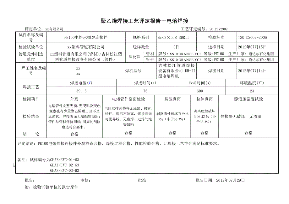 聚乙烯电熔焊接工艺评定和作业指导书.doc_第1页