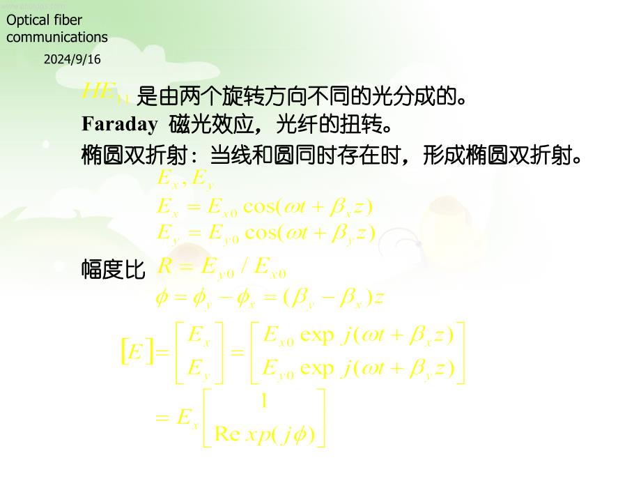 光纤双折射与偏振特性_第1页