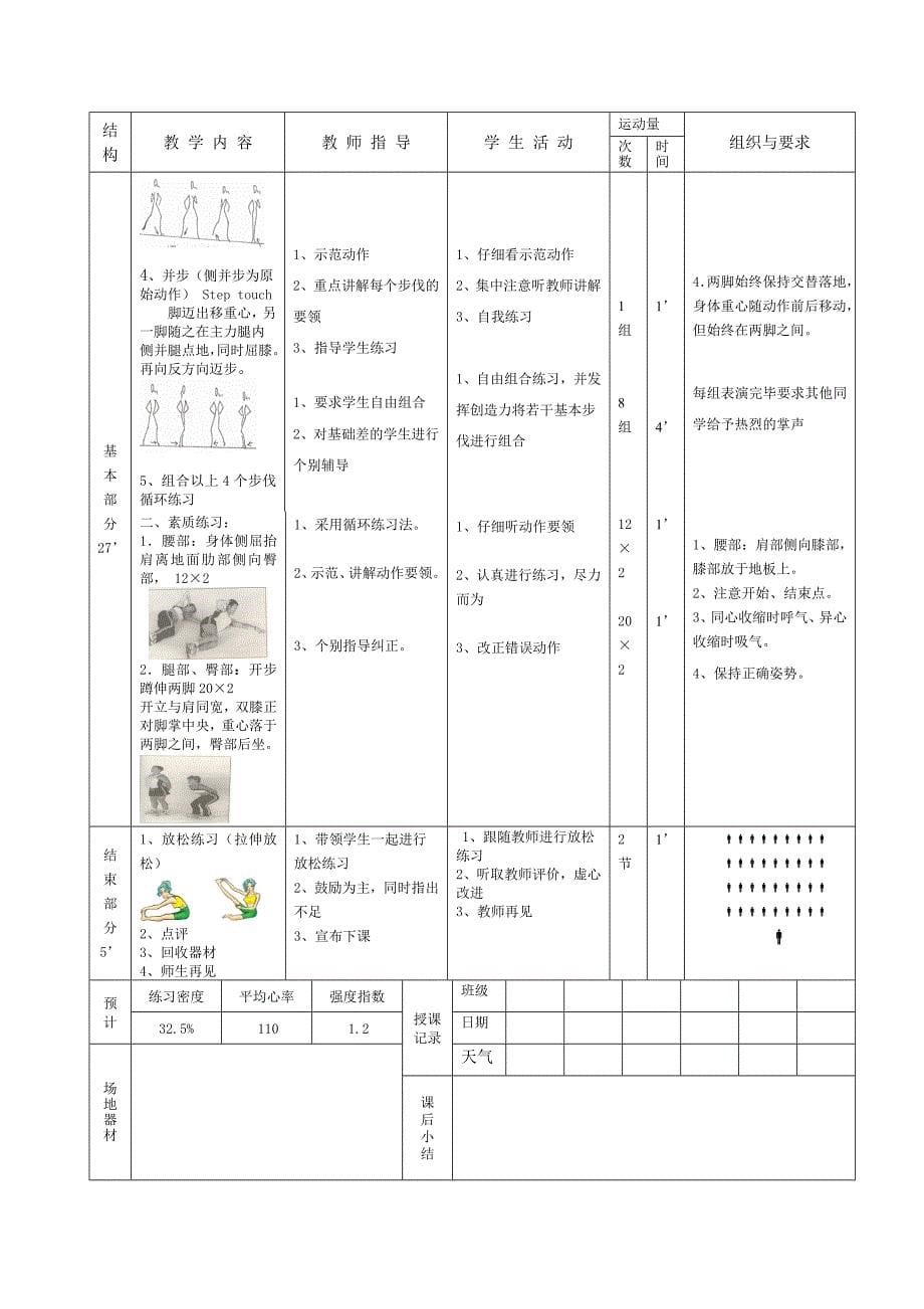 健美操单元设计张敏.doc_第5页