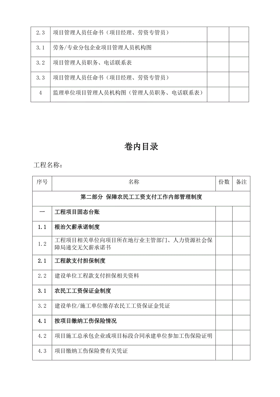 保障农民工工资支付工作基础台账资料目录.doc_第2页