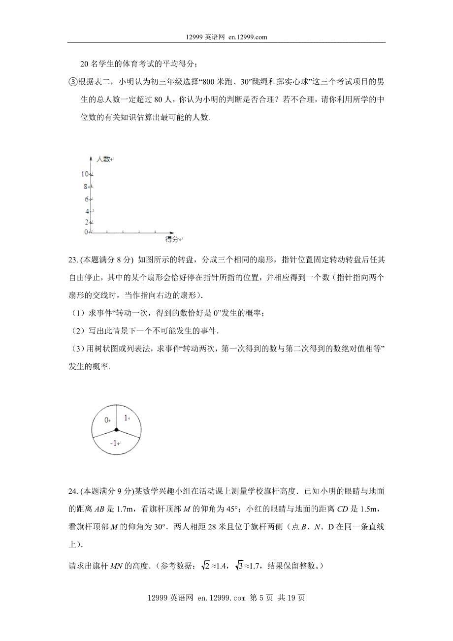 江阴市石庄中学2012届九年级中考模拟考试（二）数学试题.doc_第5页