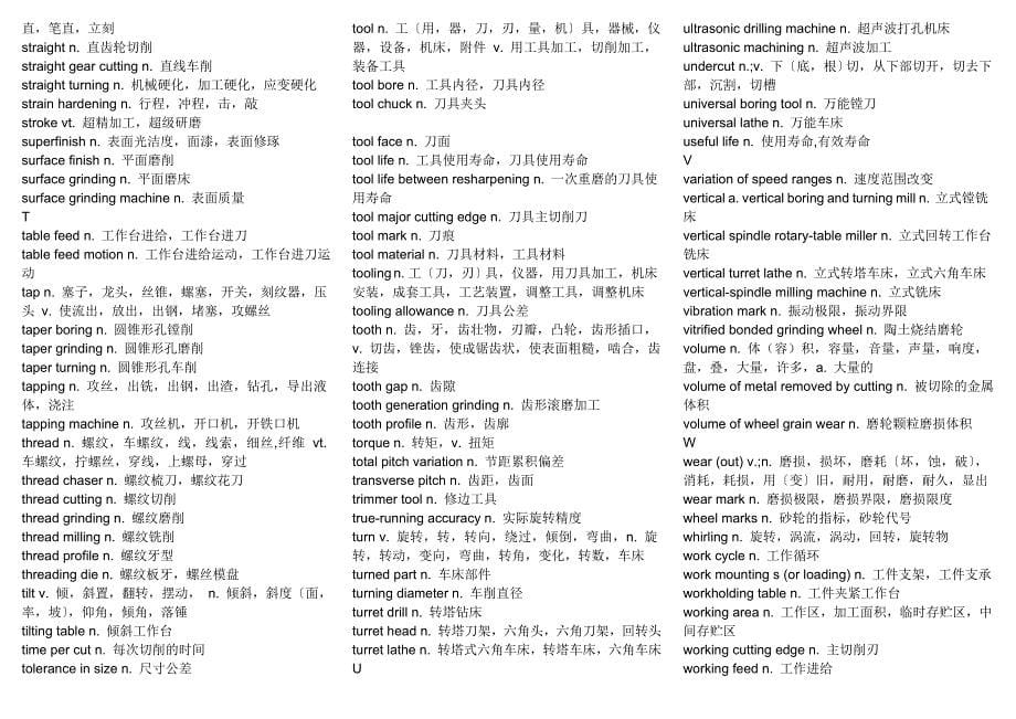 金属加工专业中英对照表(2).doc_第5页