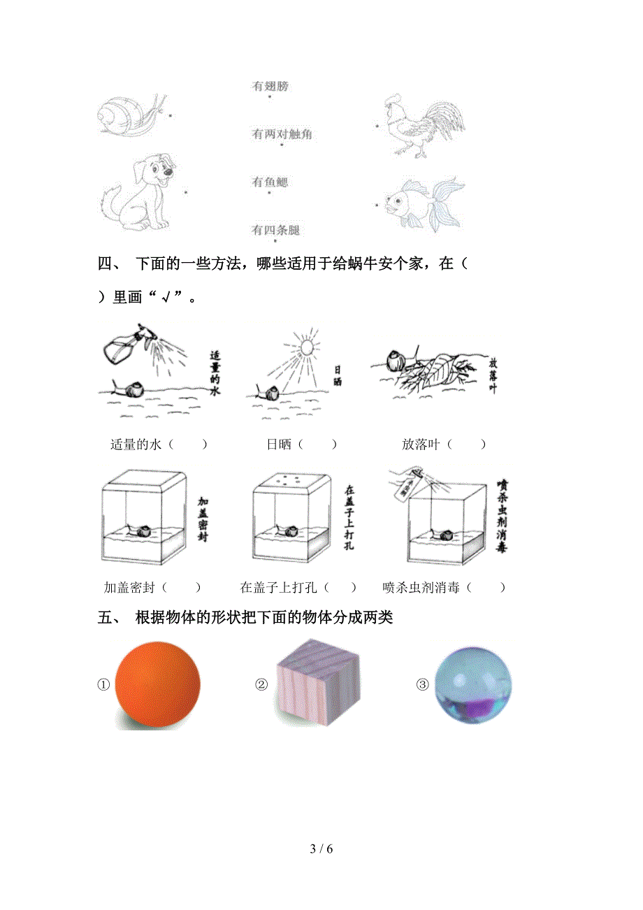 最新教科版一年级科学上册期中考试(最新教科版).doc_第3页