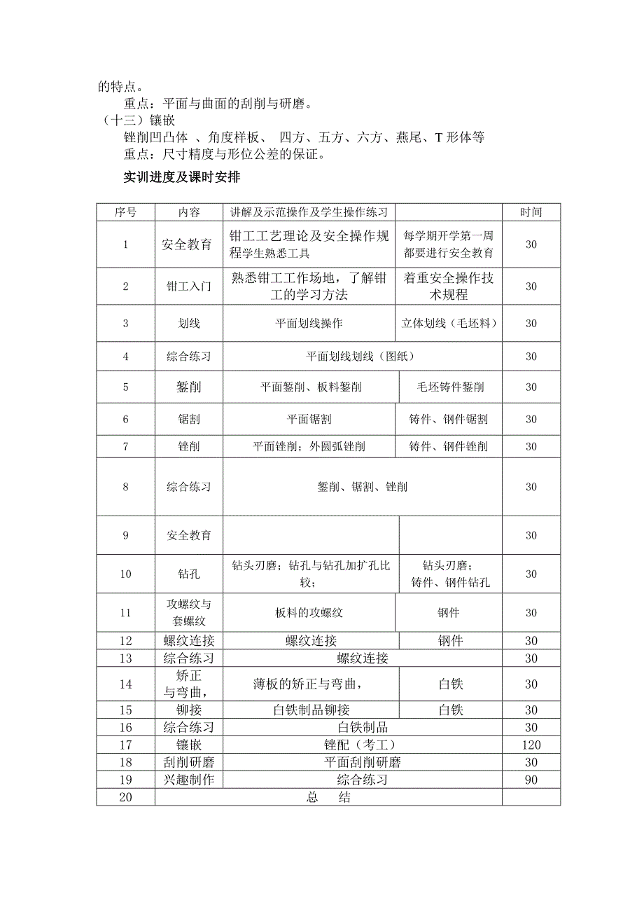 新钳工实训教学大纲.doc_第3页