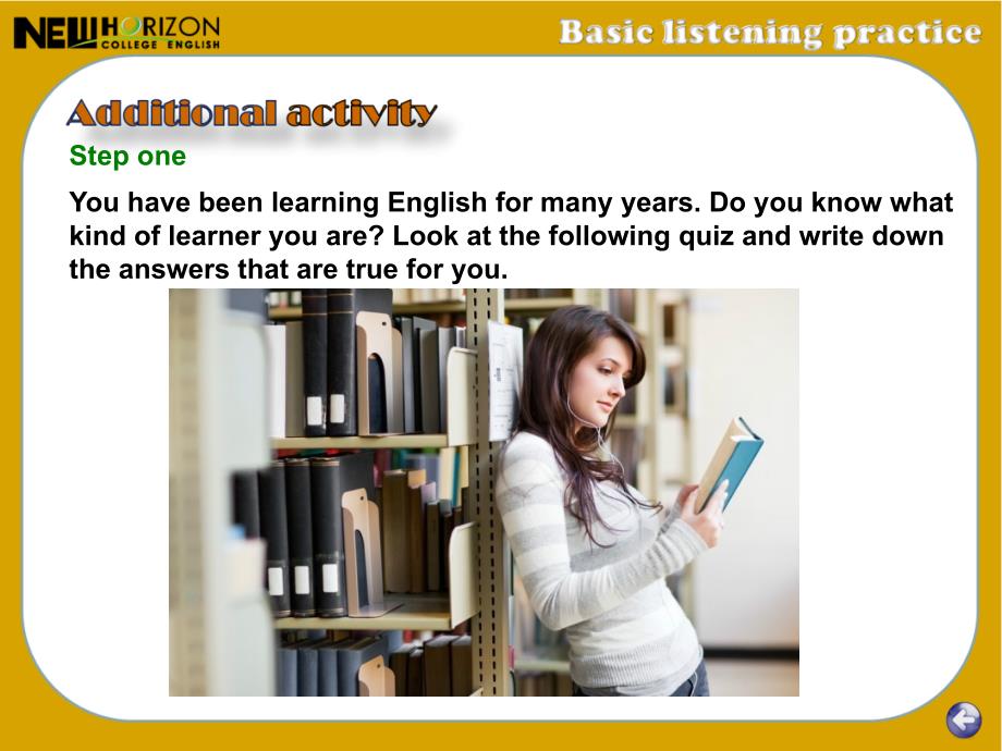 大学新标准英语课件：Basic listening practice_第3页