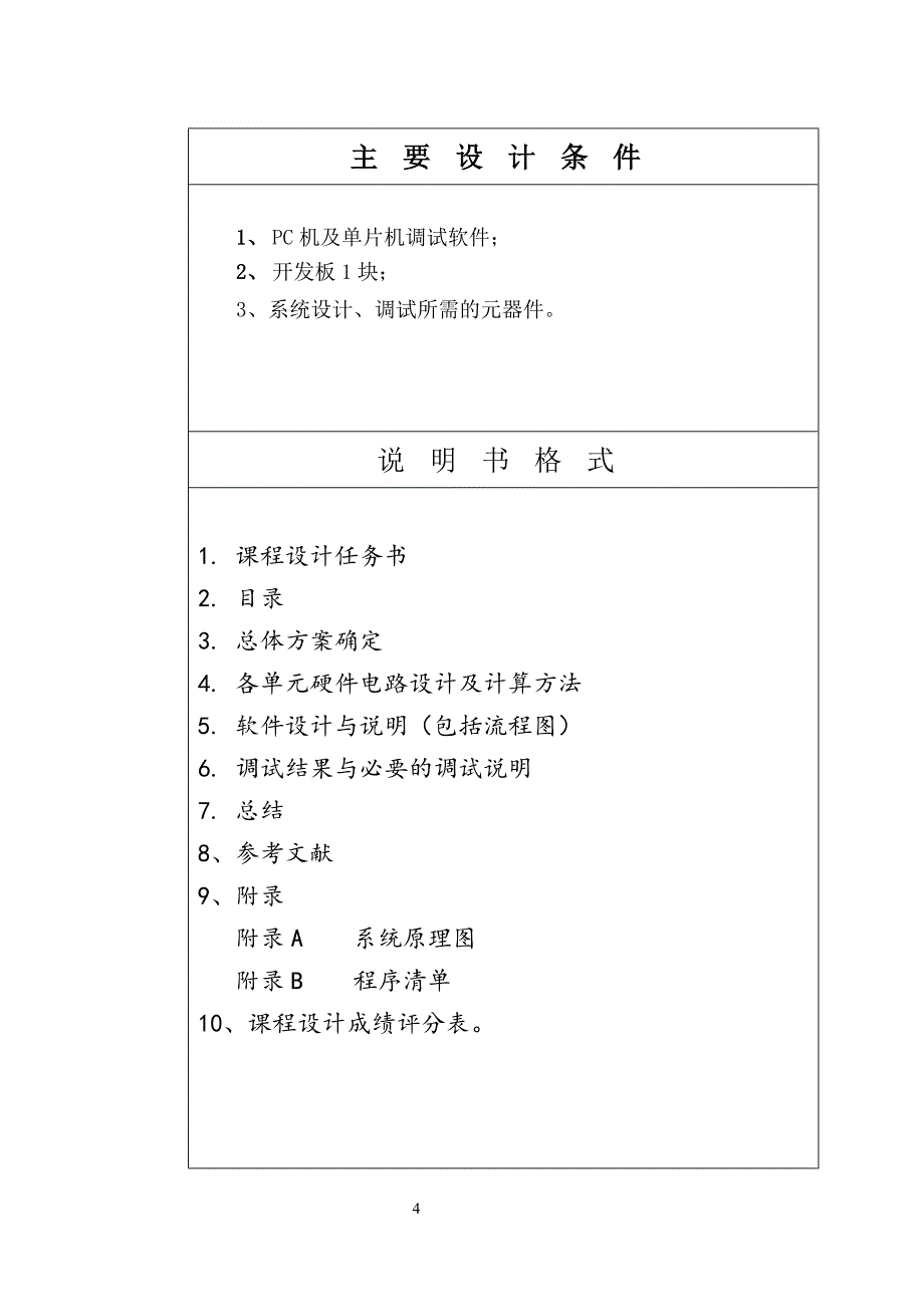 环境温、湿度检测系统设计——课程设计论文_第4页