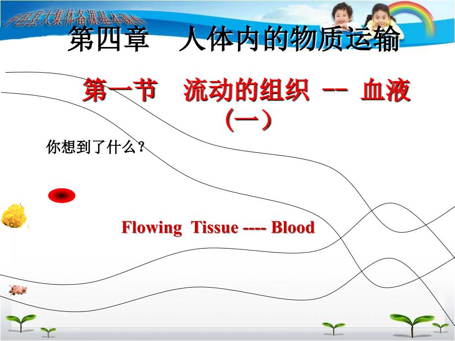 流动的组织-血液一_第1页