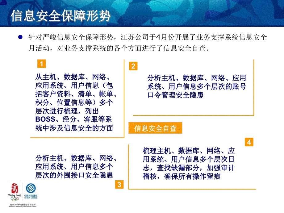 江苏移动业务支撑系统信息安全保障措施交流_第5页