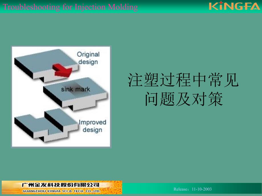 注塑成型常见问题及对策ppt课件_第1页