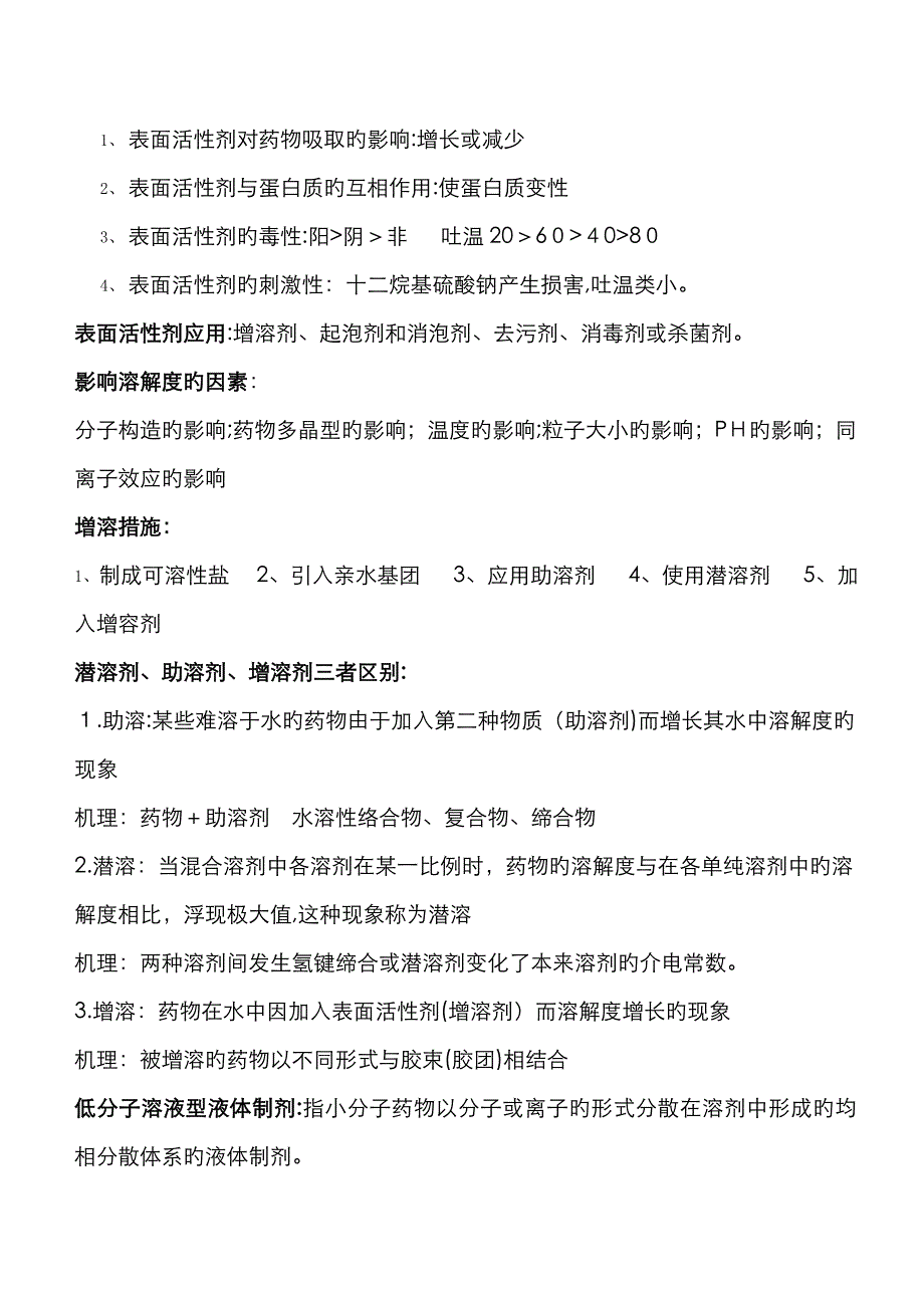 《药剂学》龙晓英版 知识总结_第4页