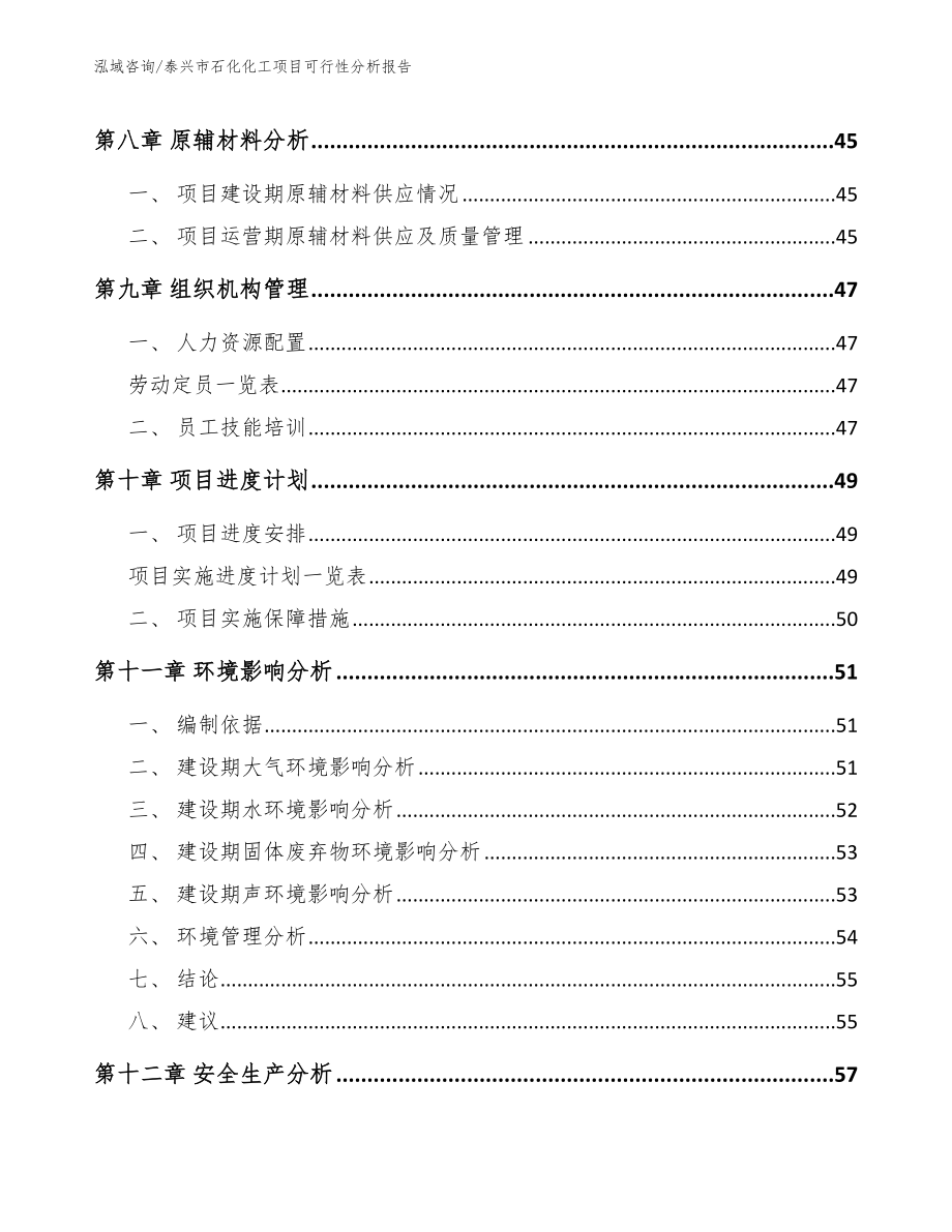 泰兴市石化化工项目可行性分析报告_第4页