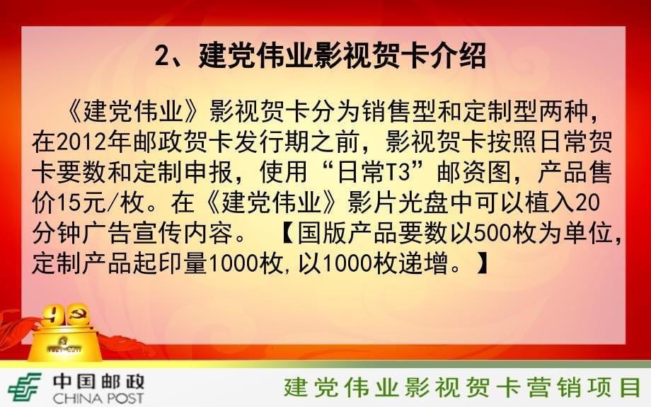 邮政信函广告分局影视贺卡策划_第5页