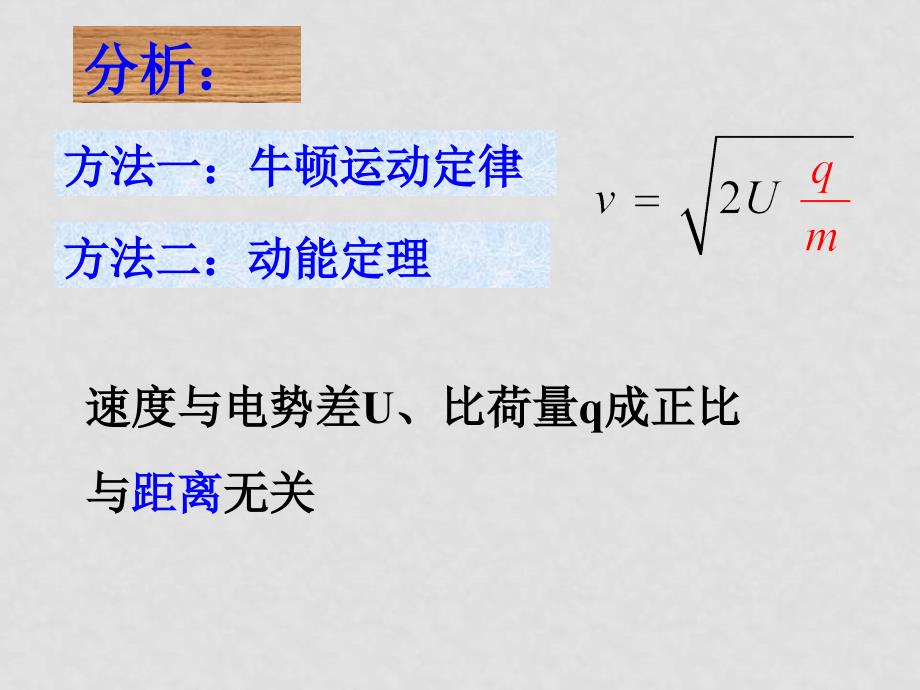 高二物理带电粒子在电场中的运动课件(共4套) 新人教版选修3188_第4页