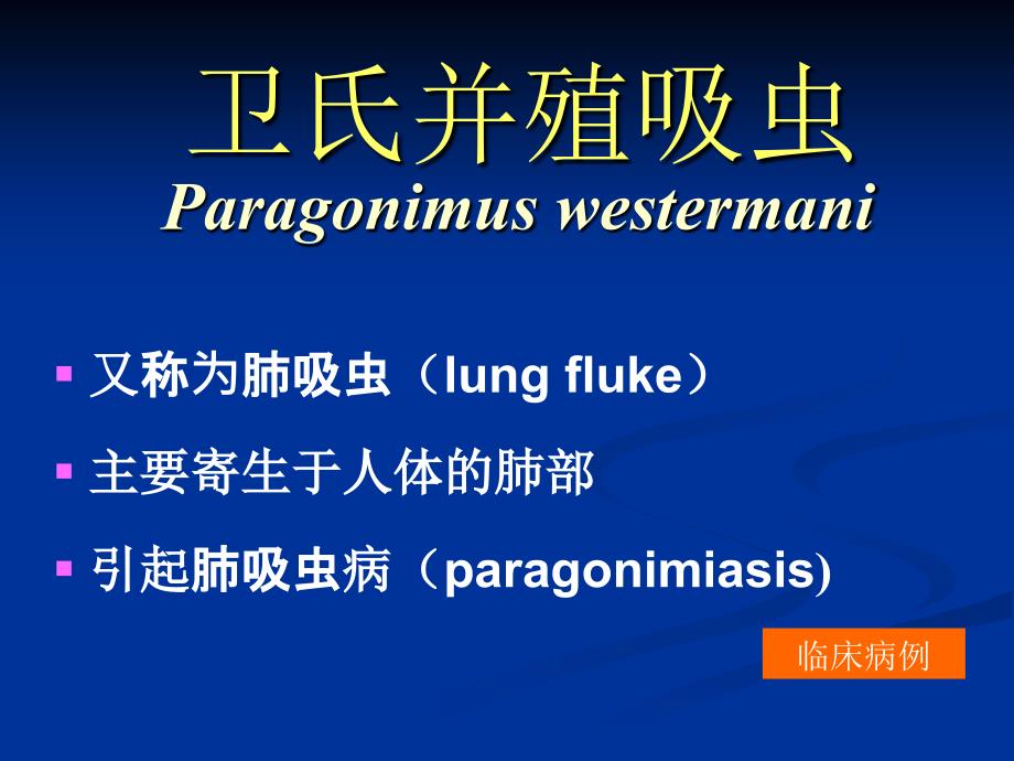 布氏姜片并殖吸虫吸虫_第1页
