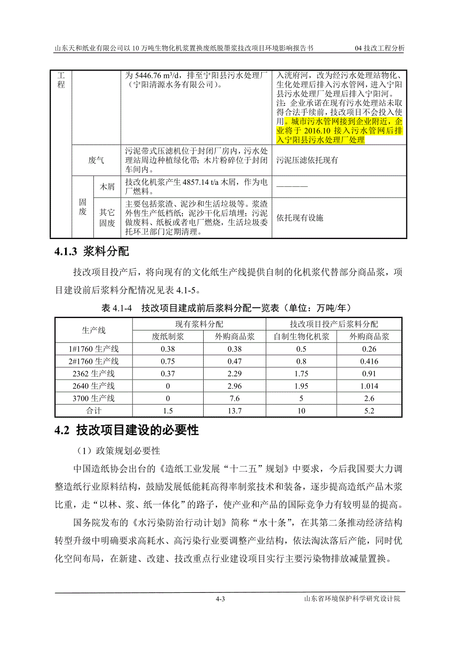 10万吨生物化机浆置换废纸脱墨浆技改项目环境影响报告书.doc_第3页