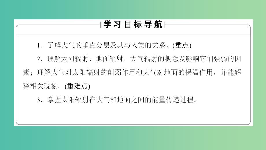 高中地理 第二章 自然环境中的物质运动和能量交换 第三节 大气环境第1课时课件 湘教版必修1.ppt_第2页