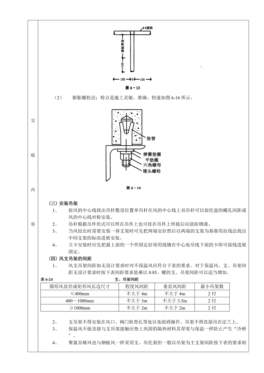 通风管道安装工程质量技术交底卡_第4页