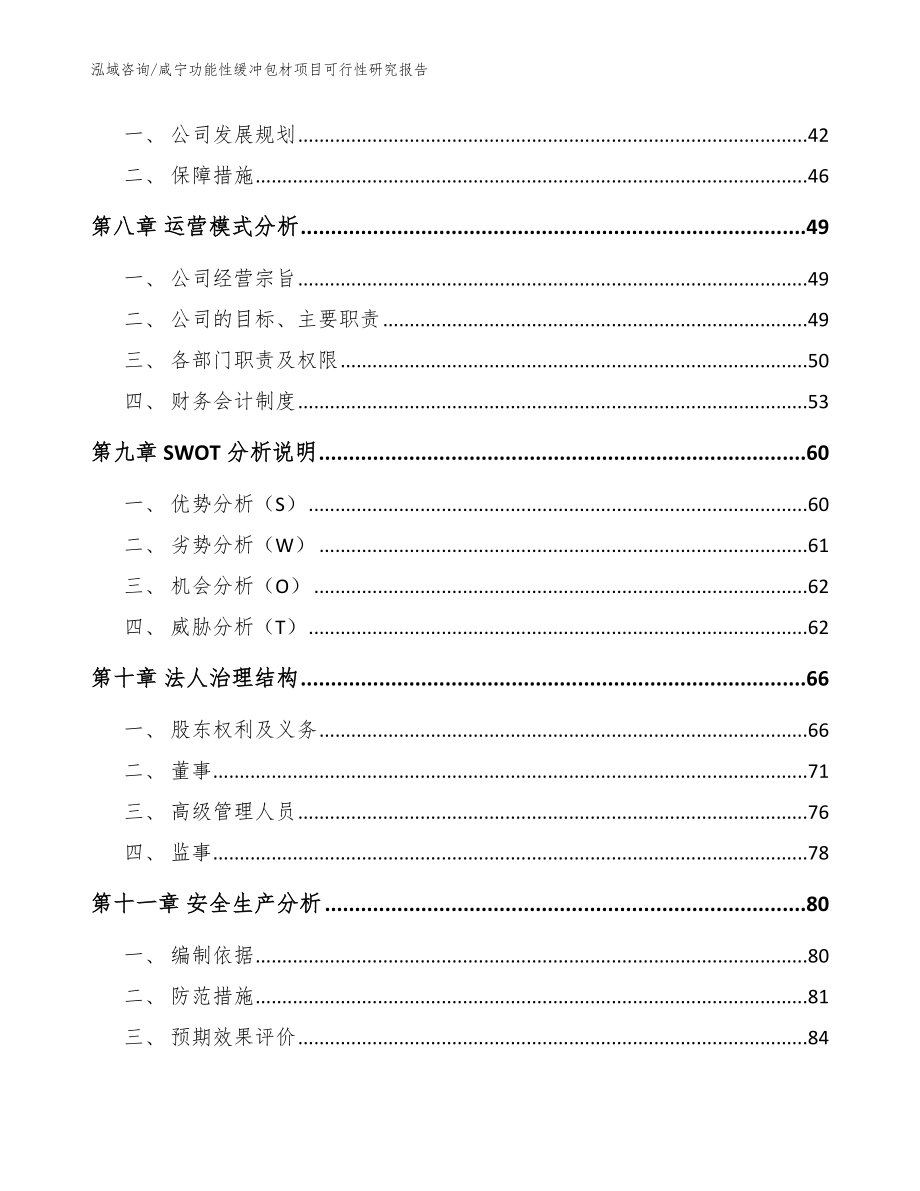 咸宁功能性缓冲包材项目可行性研究报告【参考模板】_第3页