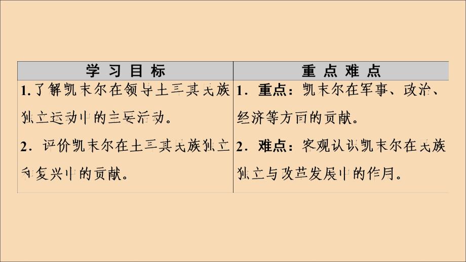 2022-2023学年高中历史专题4“亚洲觉醒”的先驱4“土耳其之父”凯末尔课件人民版选修_第2页