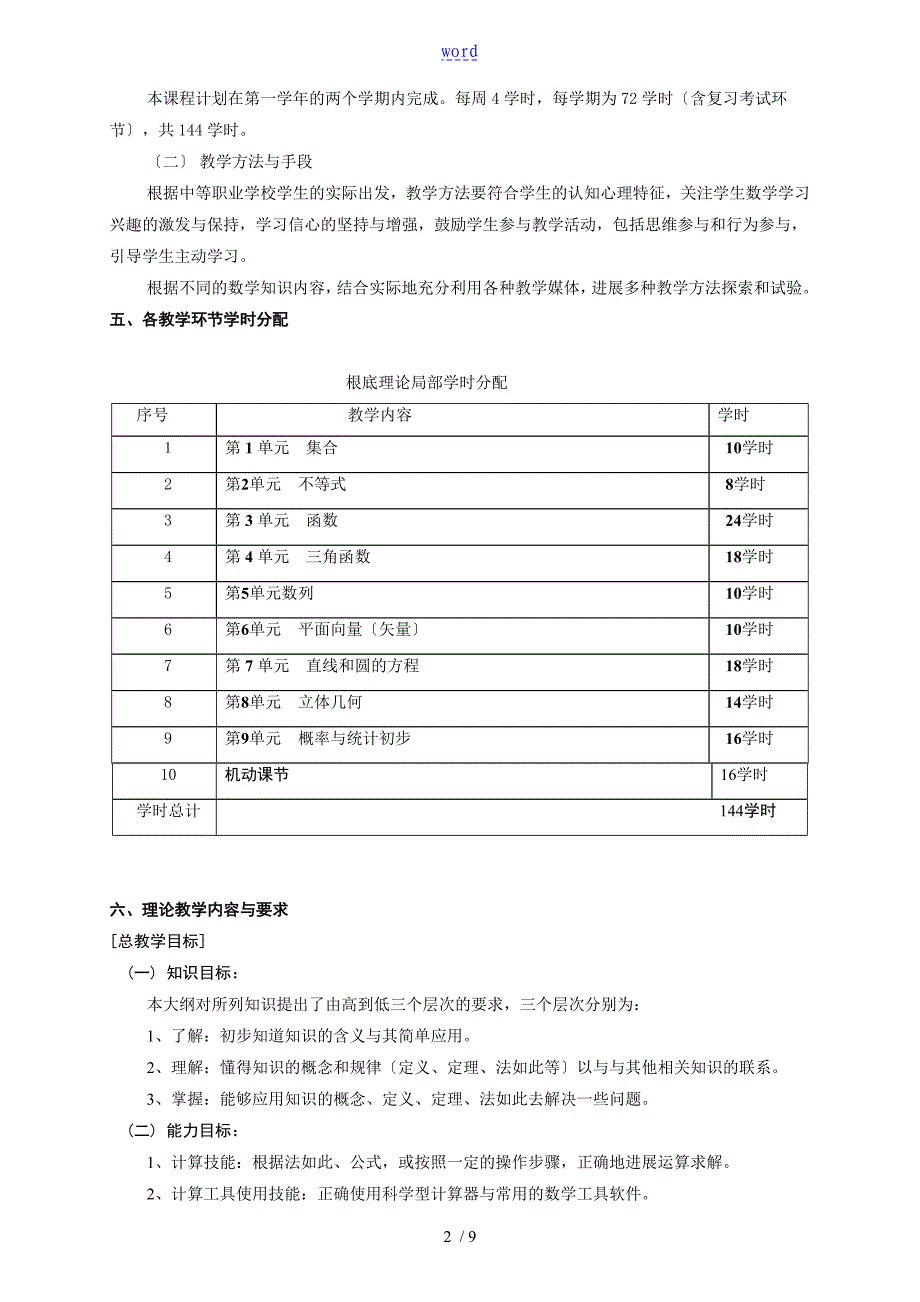 中职数学的教学概要_第2页