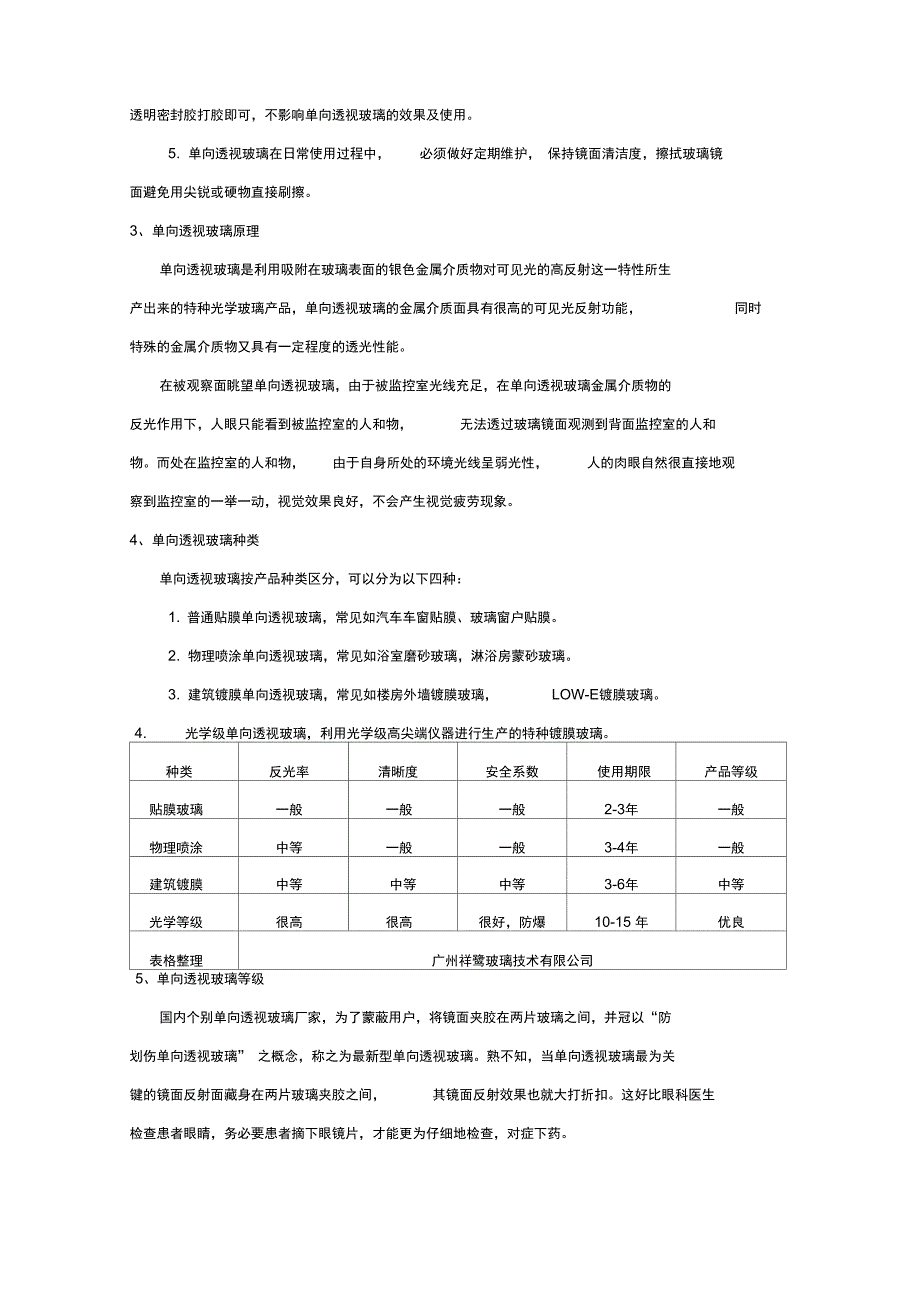 单向透视玻璃选择与购买知识讲解_第2页