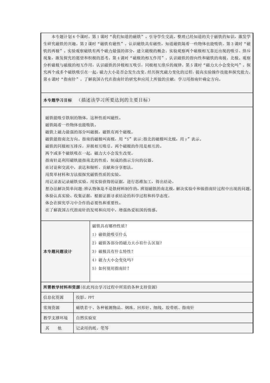 《磁铁》主题单元设计.doc_第3页