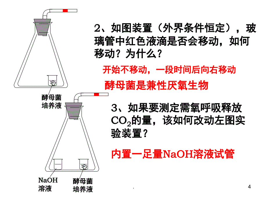 细胞呼吸和液滴移动问题优秀课件_第4页