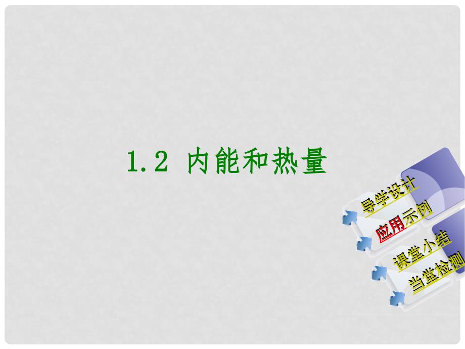 江西省信丰县西牛中学九年级物理上册 1.2 内能和热量课件 （新版）教科版_第1页