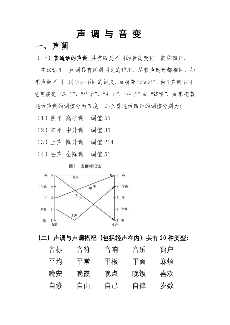 第四讲 声 调 与 音 变.doc_第1页