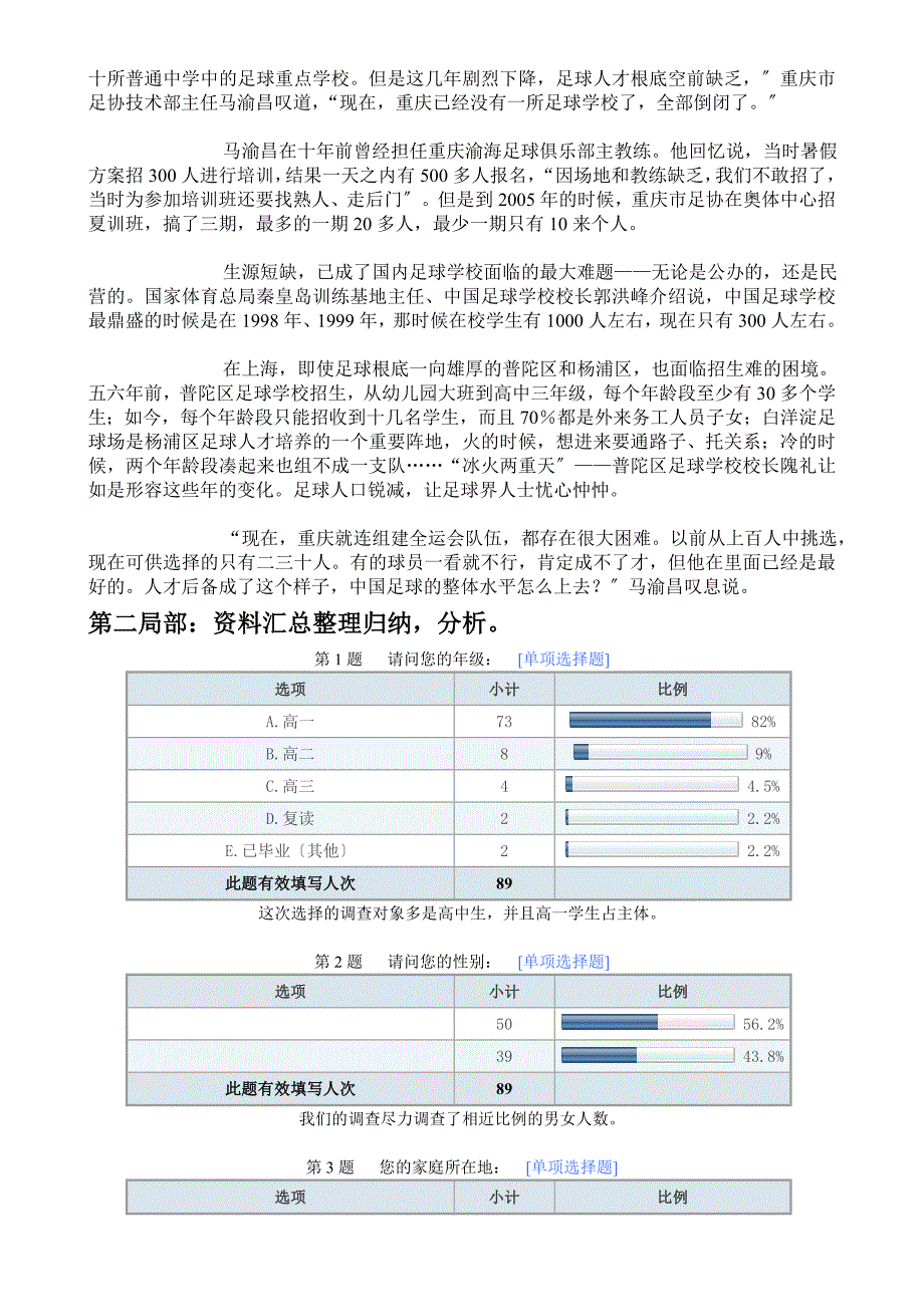 中国足球为啥难冲出亚洲高中研究性学习调查报告_第4页