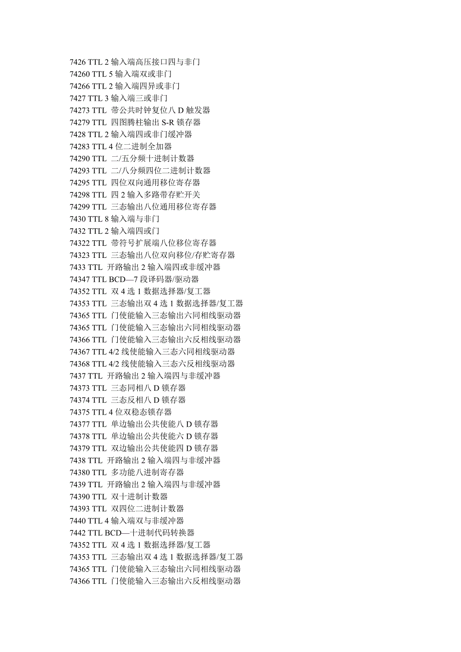 74系列芯片-名字对照表_第3页