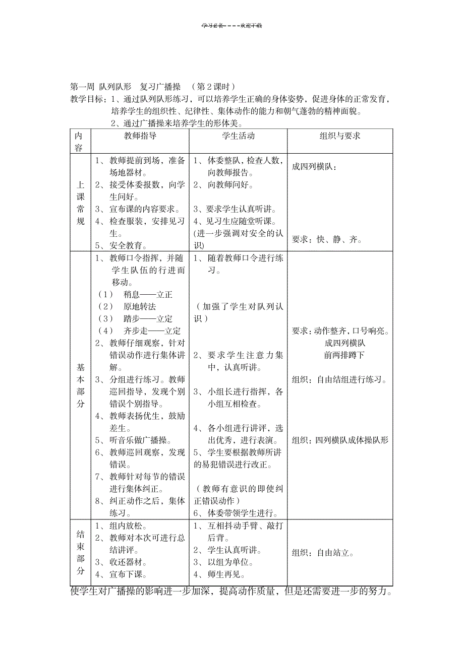 2023年初中八年级体育与健康课精品讲义全1_第2页