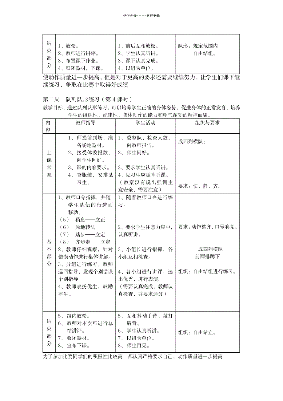 2023年初中八年级体育与健康课精品讲义全1_第4页