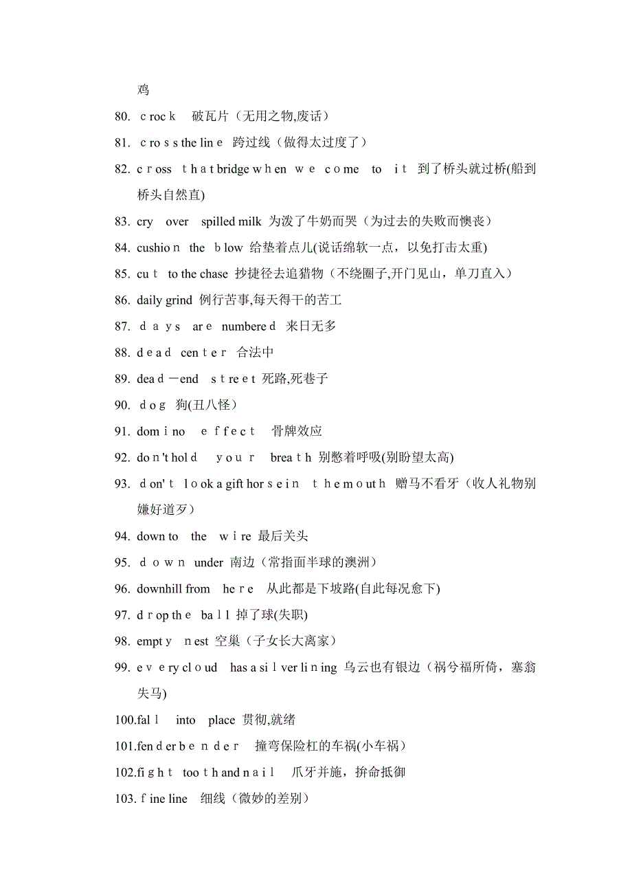 常用英语俚语大集合_第4页