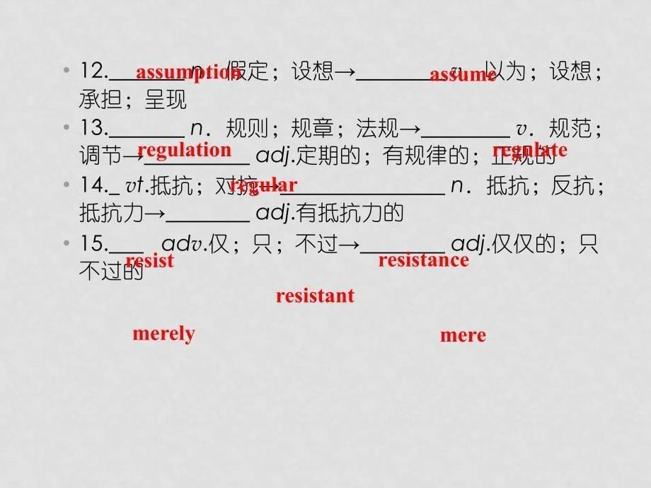 高考英语 Unit2 总复习课件 新人教版选修8_第5页