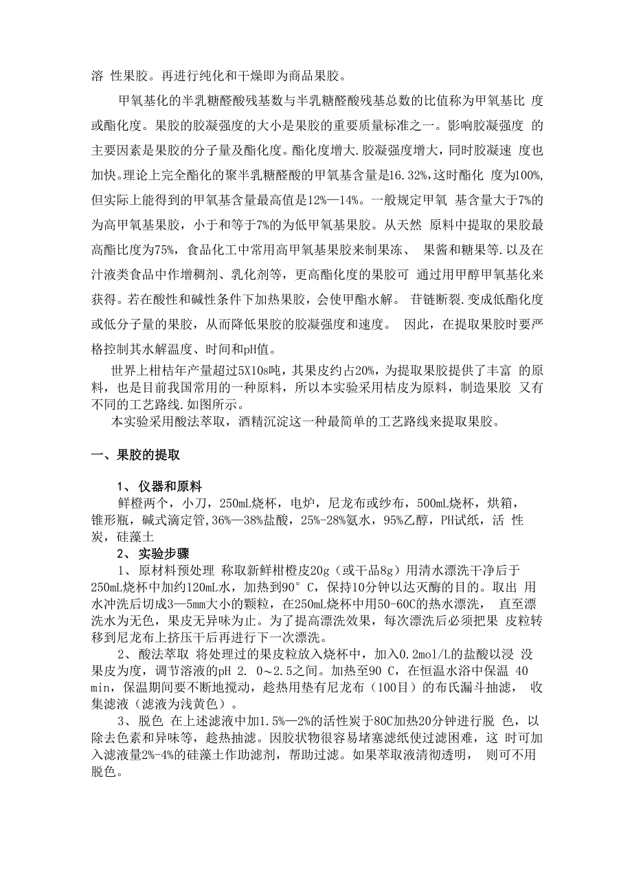 柑橘皮中果胶的提取与检验_第2页