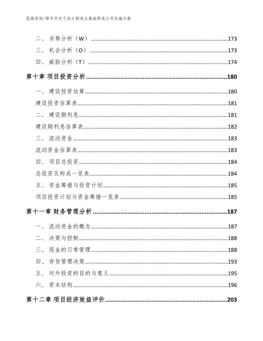 禄丰市关于成立制造业基础再造公司实施_第5页