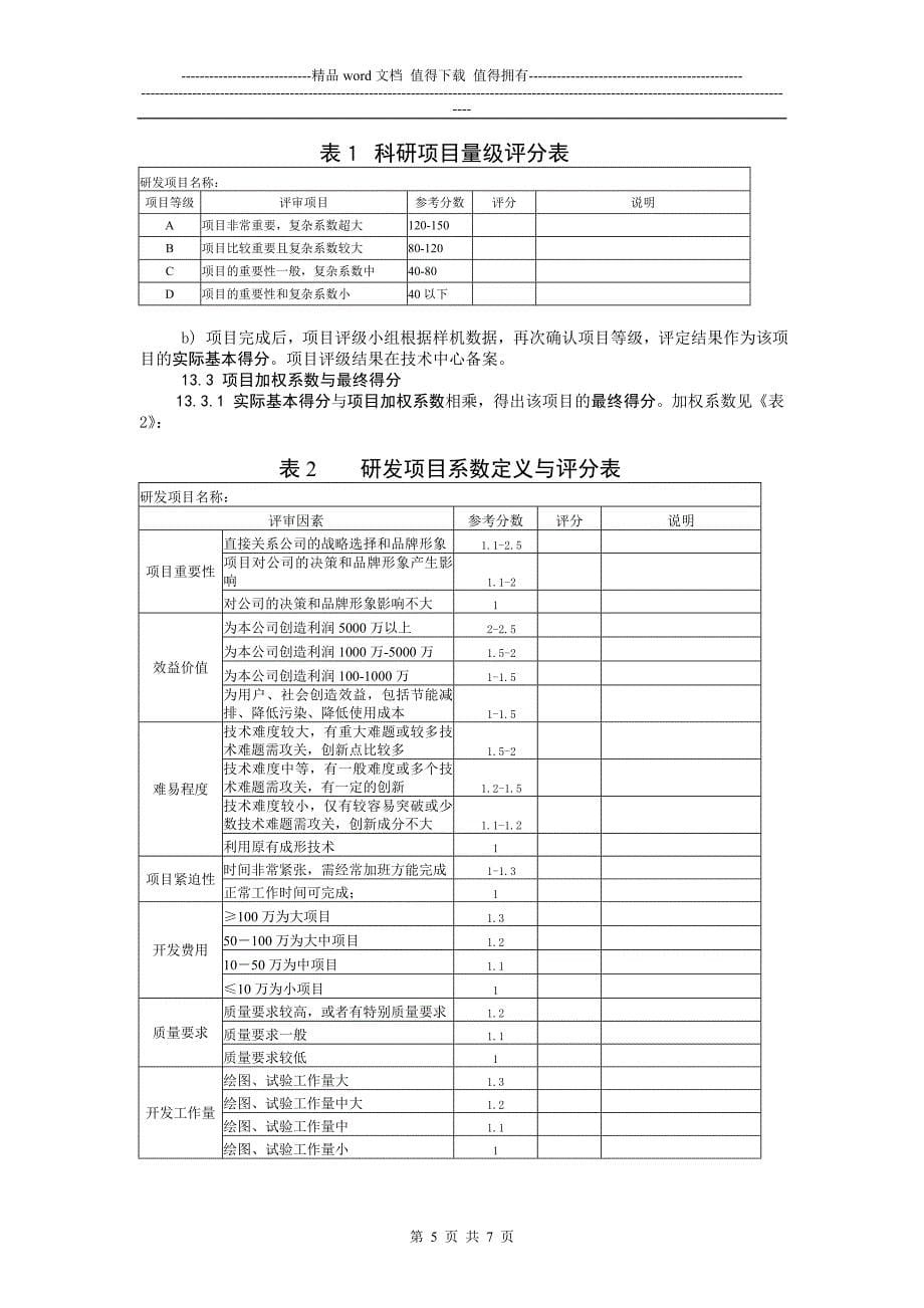 技术中心绩效考核办法.doc_第5页