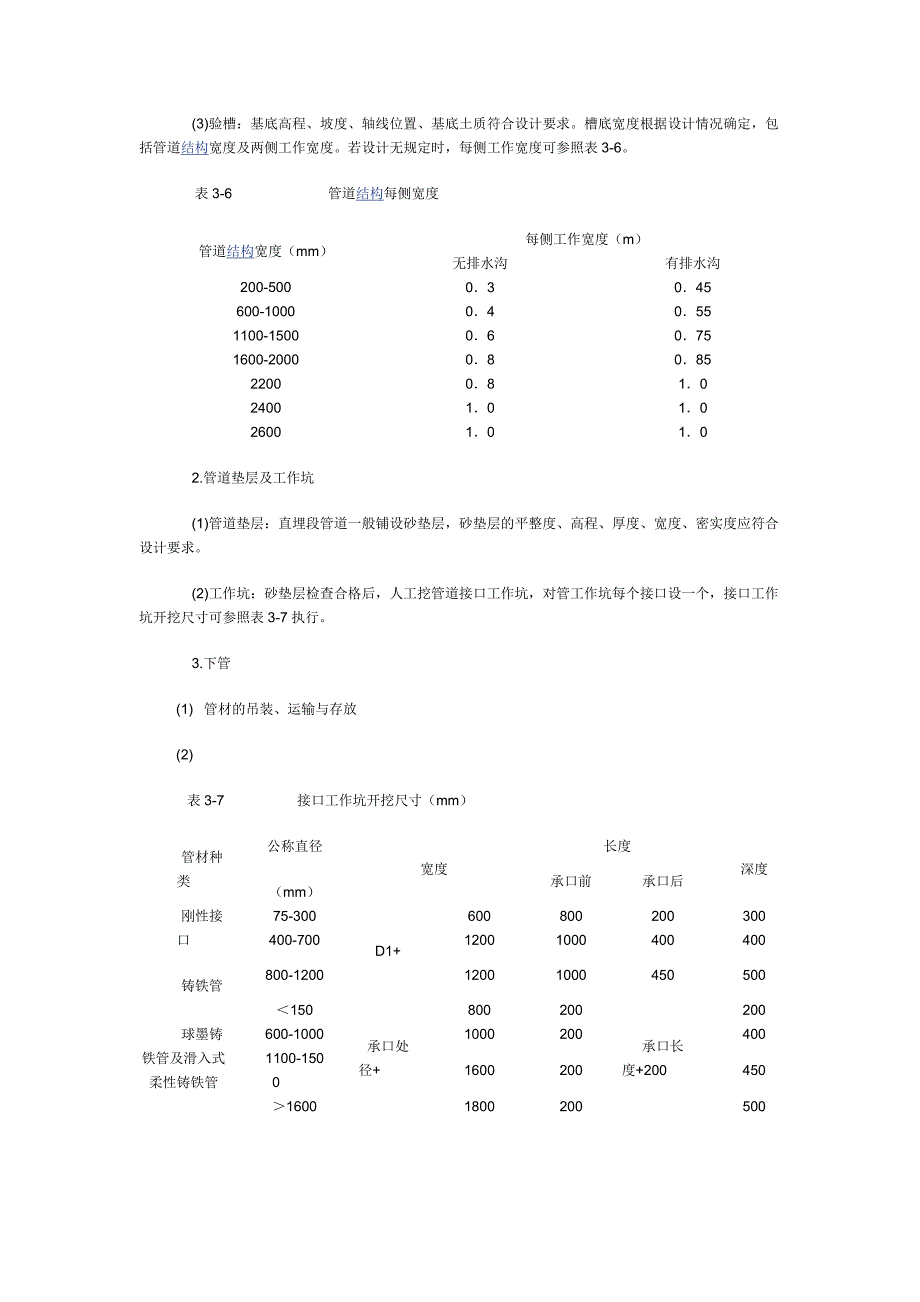 铸铁给水管道施工技术交底_第3页