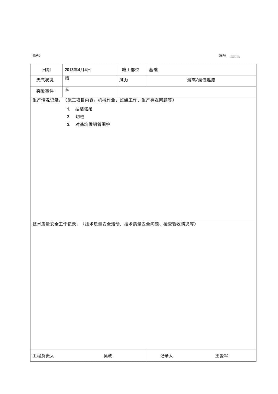 施工日志空白表格_第5页