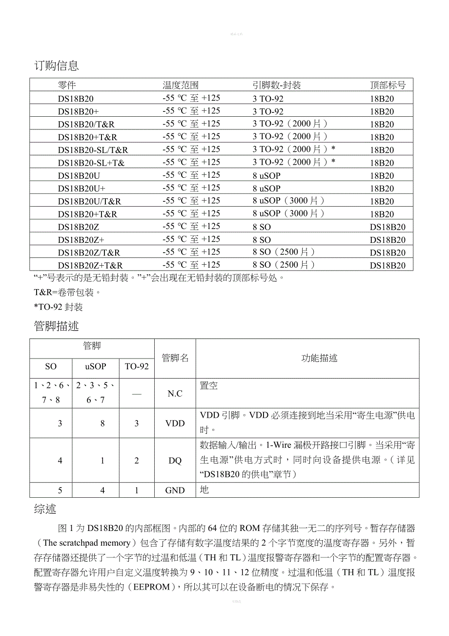 DS18B20数据手册-中文版_第2页