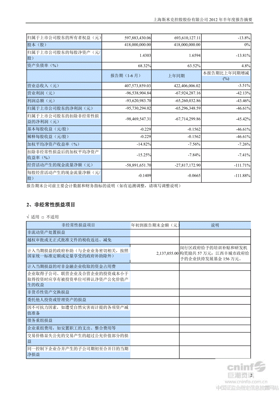 斯米克半报告摘要_第2页