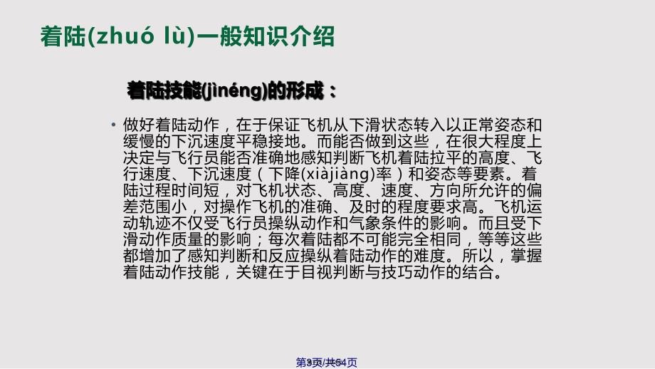 B飞机着陆标准操作指南实用教案_第3页