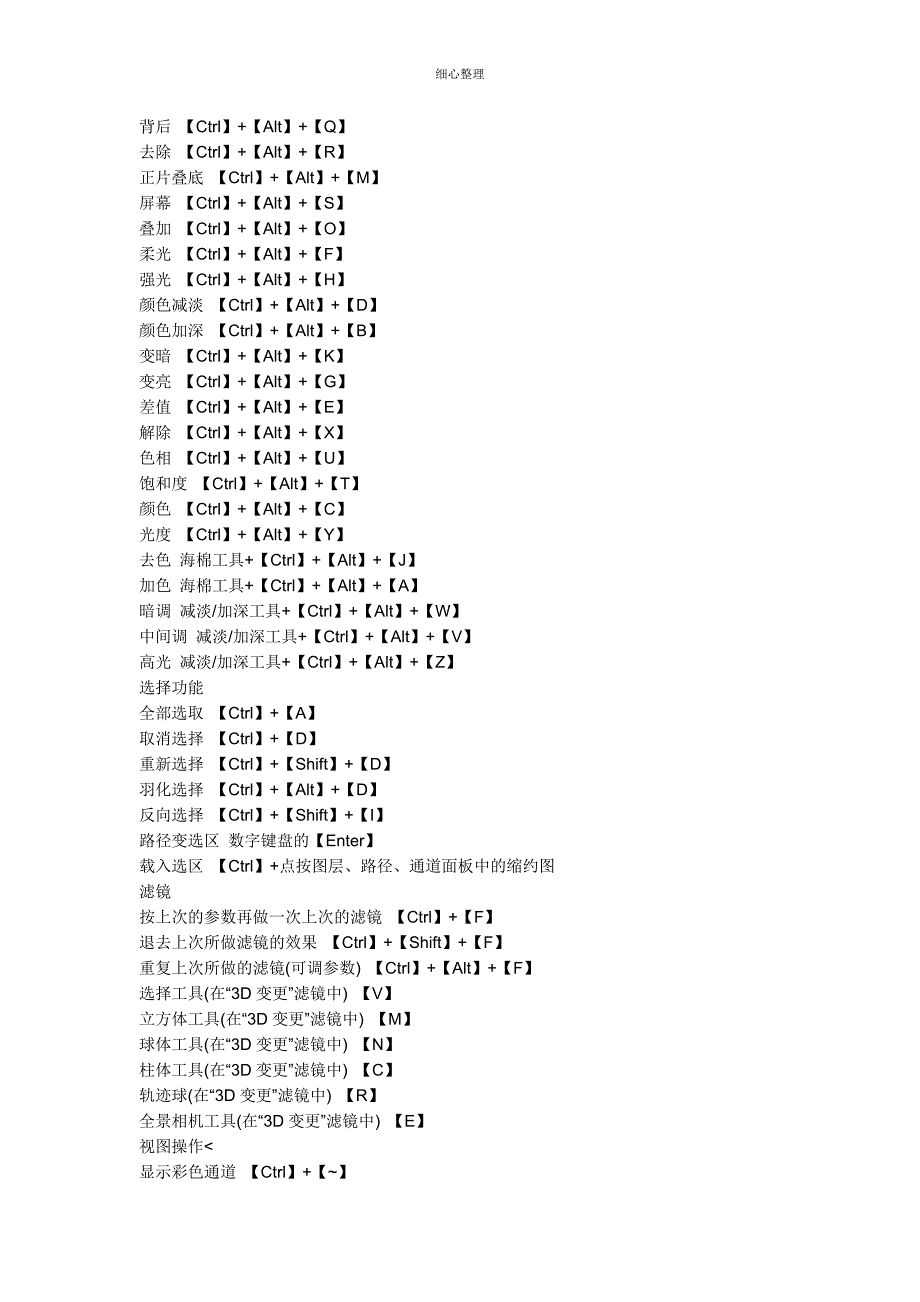 ps快捷键大全13729_第4页