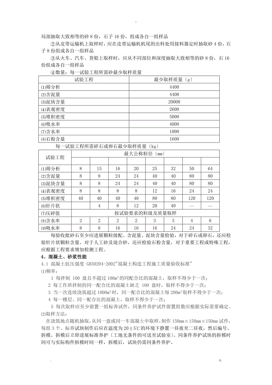 市政道路送检要求规范_第3页