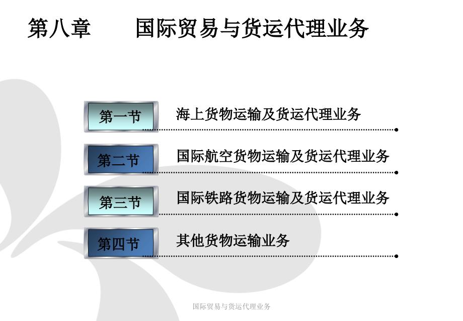 国际贸易与货运代理业务课件_第2页