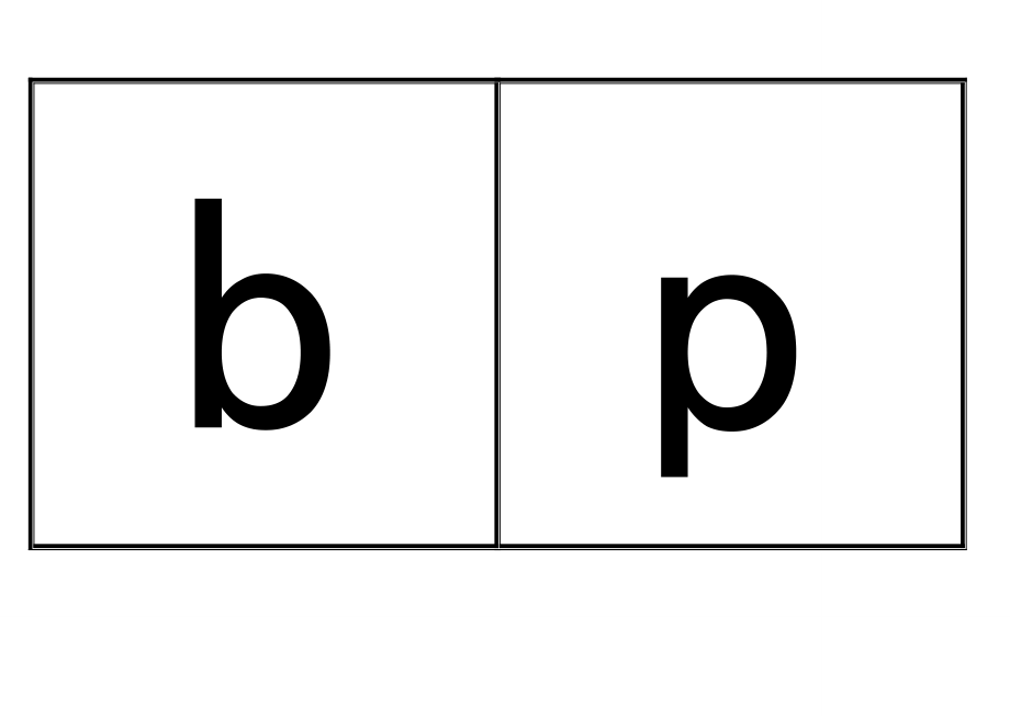 一上字母卡片_第1页