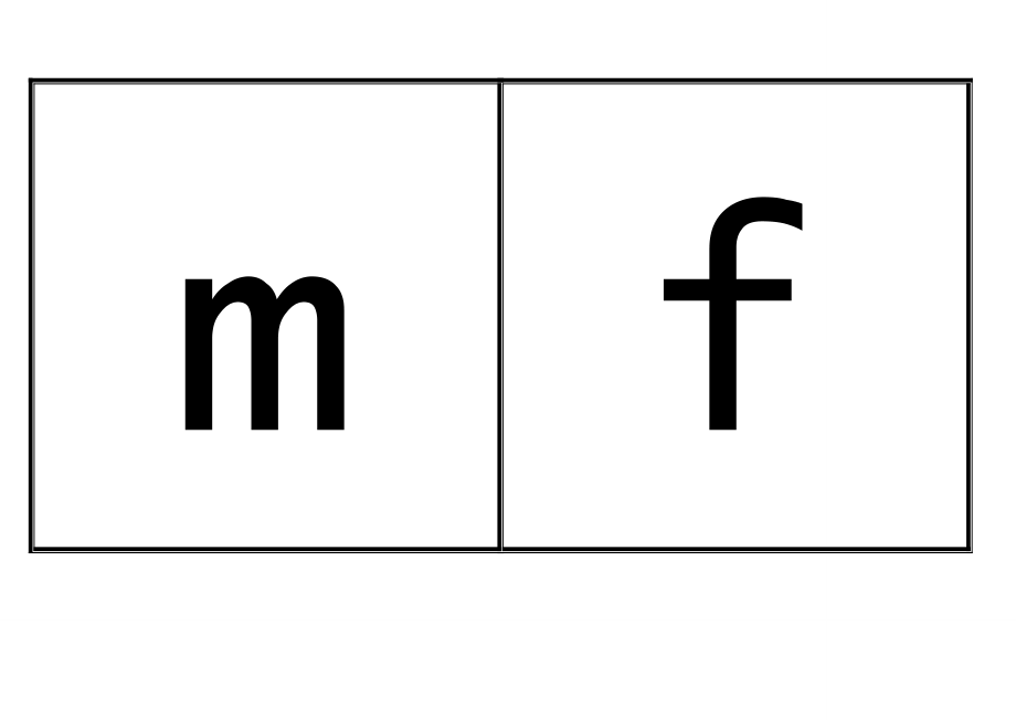 一上字母卡片_第2页