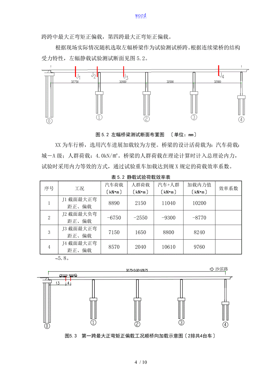 连续梁桥梁荷载试验报告材料_第4页