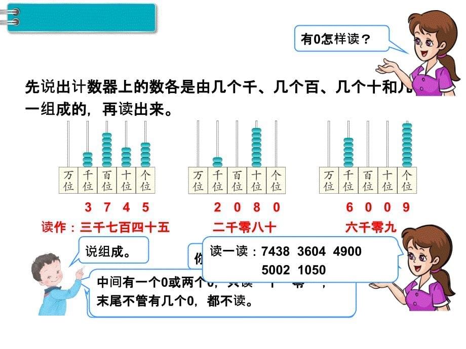 二年级下册数学课件第7单元万以内数的认识第6课时10000以内数的认识2人教新课标共19.ppt_第5页